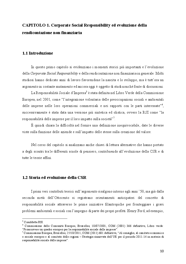 Anteprima della tesi: L'evoluzione della Responsabilità Sociale verso il Valore Condiviso: il caso Telecom, Pagina 6