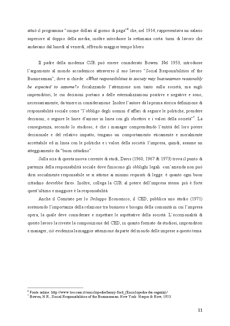 Anteprima della tesi: L'evoluzione della Responsabilità Sociale verso il Valore Condiviso: il caso Telecom, Pagina 7