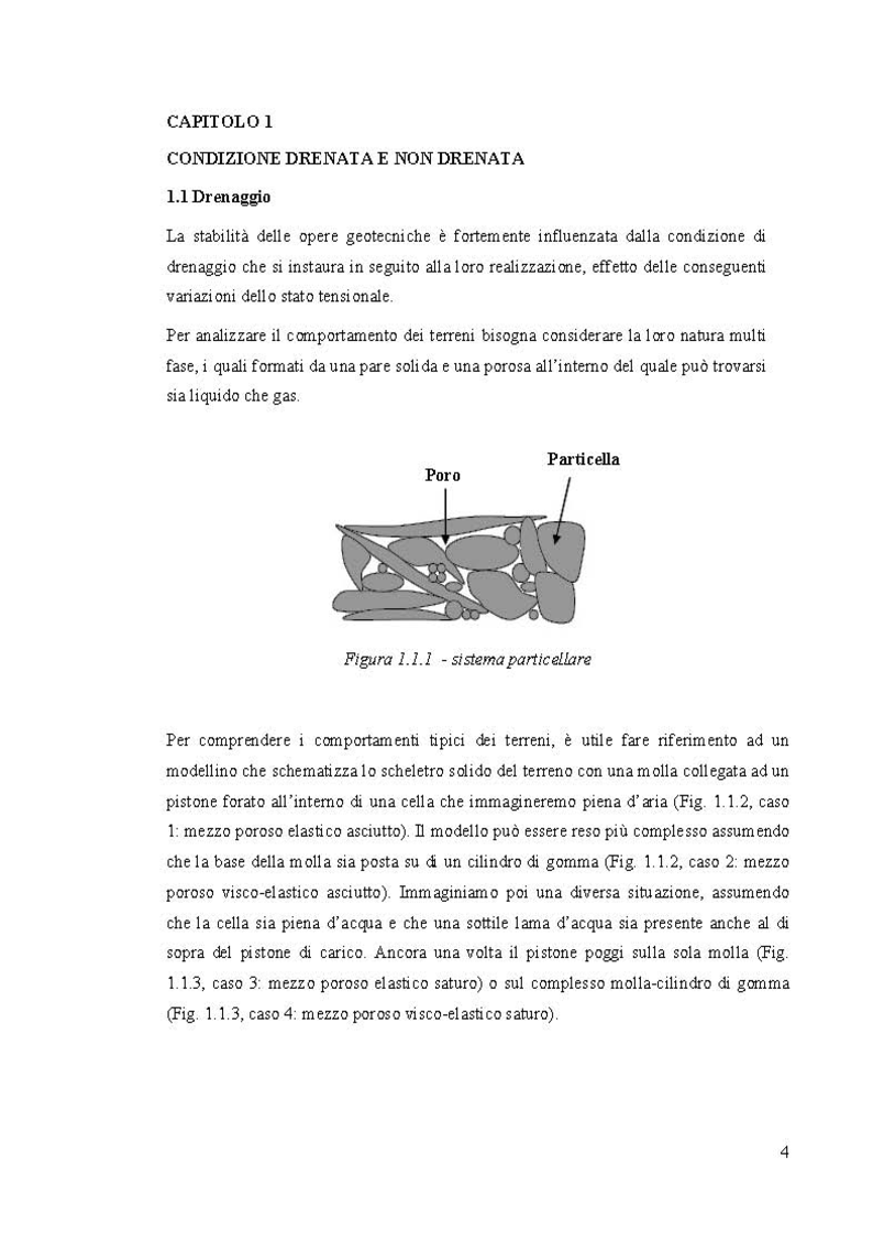 Anteprima della tesi: Influenza delle condizioni di drenaggio sulla stabilita di scavi e rilevati artificiali, Pagina 2
