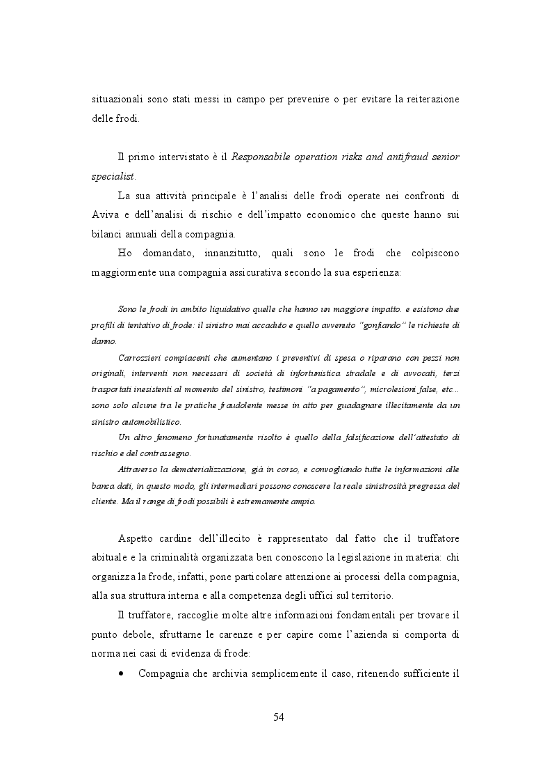 Anteprima della tesi: La frode Rca in Italia. Un'analisi dei modus operandi e delle possibili misure preventive, Pagina 3