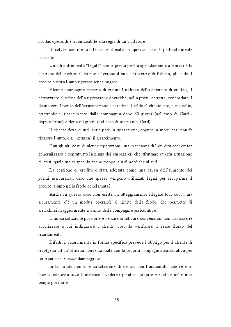 Anteprima della tesi: La frode Rca in Italia. Un'analisi dei modus operandi e delle possibili misure preventive, Pagina 7