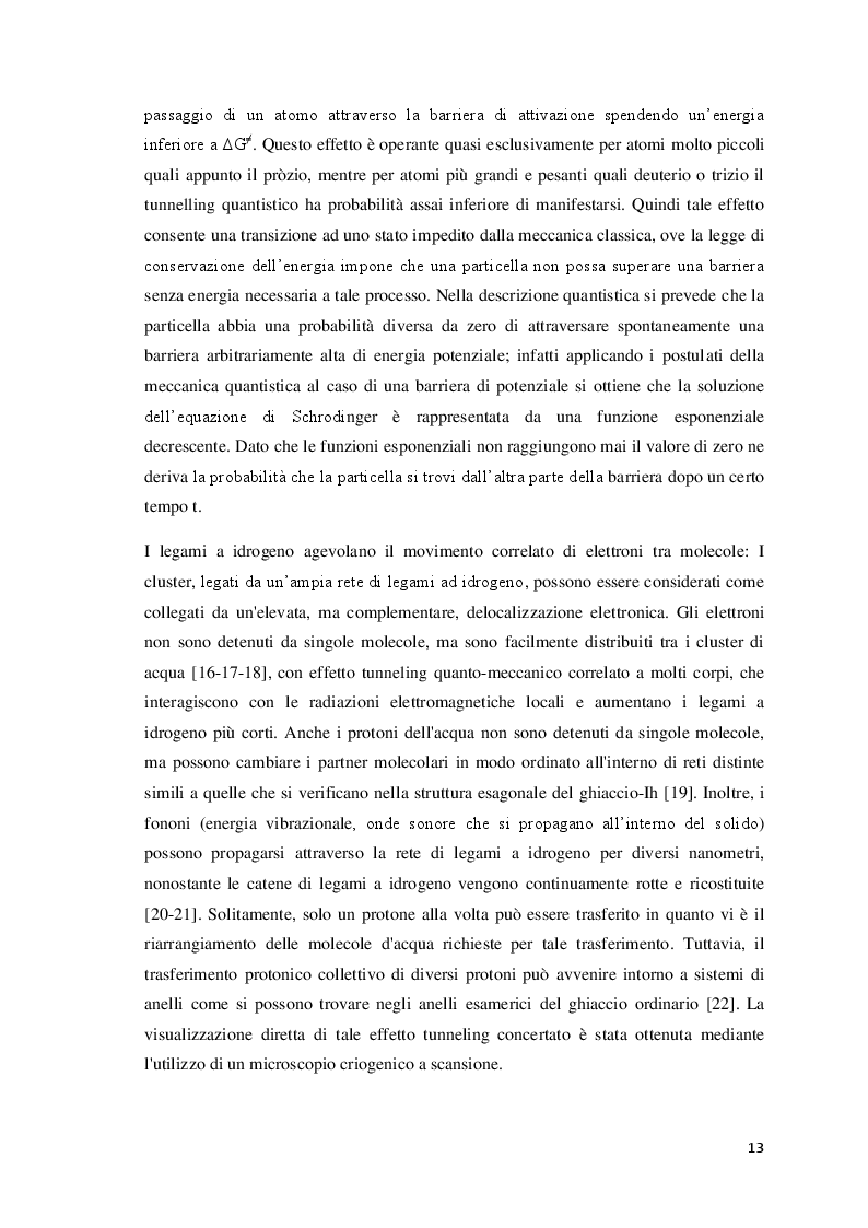 Estratto dalla tesi: Effetto di radiazioni elettromagnetiche su alcune proprietà dell'acqua