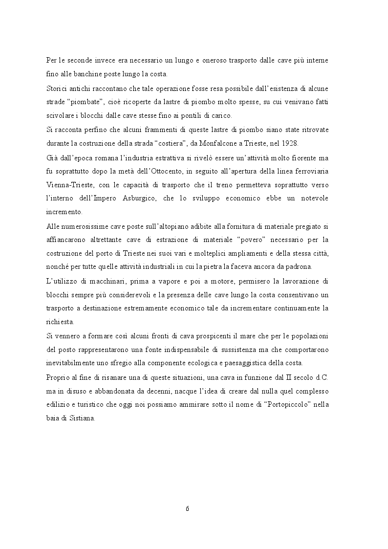 Anteprima della tesi: Portopiccolo: una nuova opportunità turistica per il Nord-Adriatico, Pagina 5