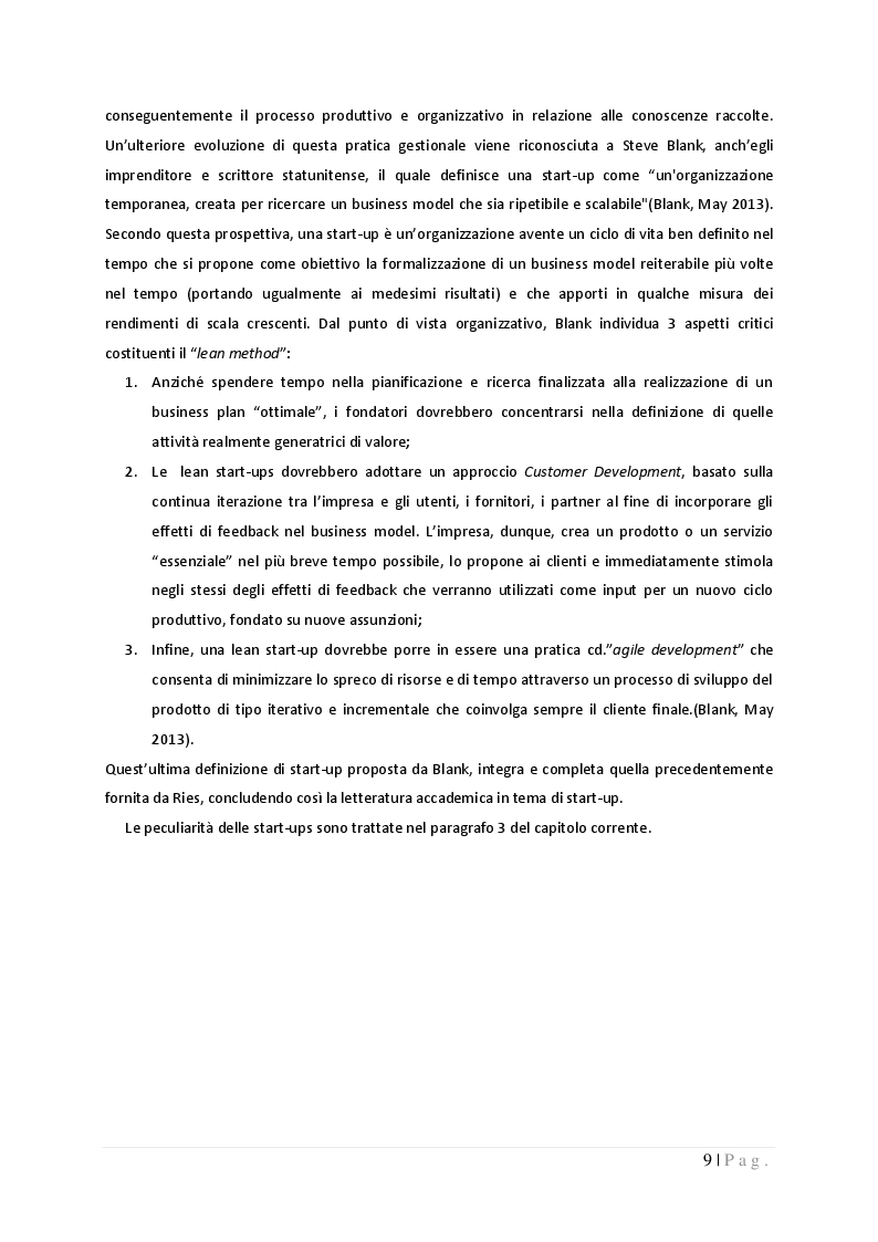 Anteprima della tesi: La governance nelle start-up: dinamiche di potere e controllo tra imprenditori, fornitori e finanziatori, Pagina 6