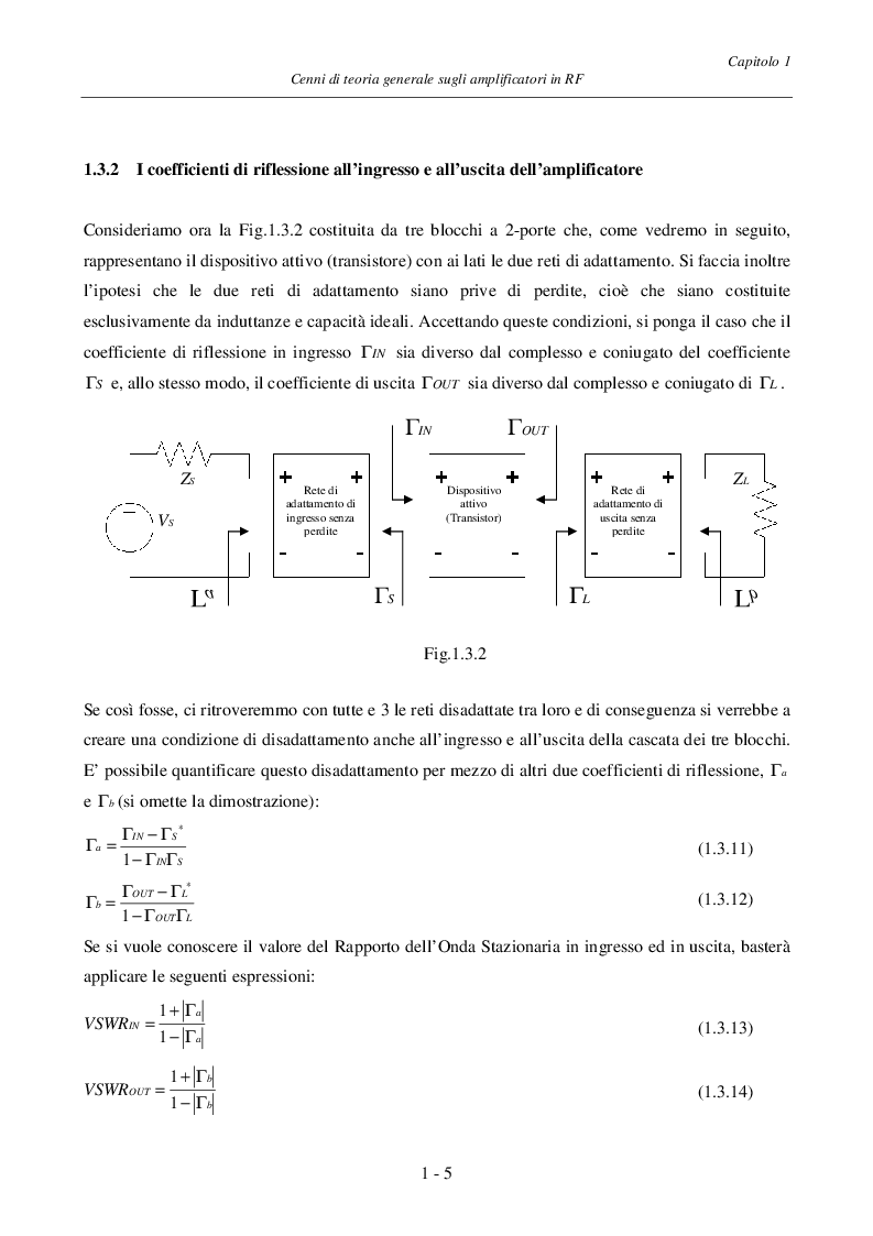 Anteprima della tesi: Progetto ed Analisi di un Amplificatore a Basso Rumore con Lossless Feedback, Pagina 8