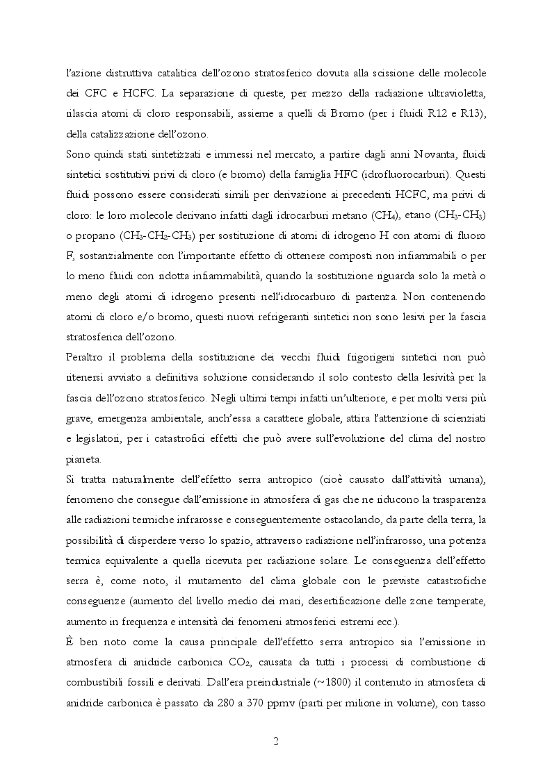 Anteprima della tesi: Analisi teorica e sperimentale di una pompa di calore ad anidride carbonica per asciugatrici domestiche, Pagina 3
