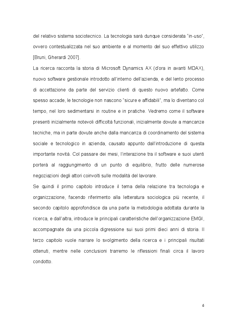 Anteprima della tesi: Tecnologia, organizzazione e lavoratori: il caso studio dell'EM Group, Pagina 3