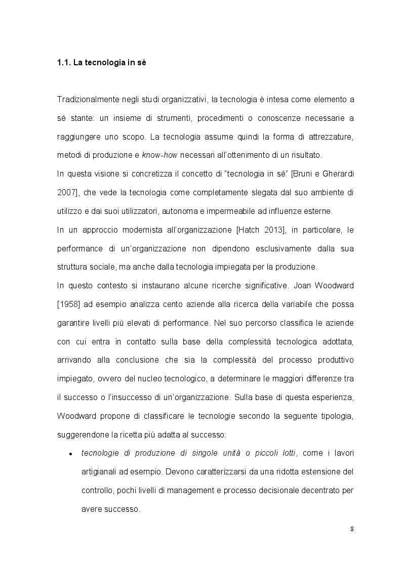 Anteprima della tesi: Tecnologia, organizzazione e lavoratori: il caso studio dell'EM Group, Pagina 5