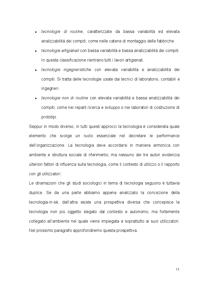 Anteprima della tesi: Tecnologia, organizzazione e lavoratori: il caso studio dell'EM Group, Pagina 8