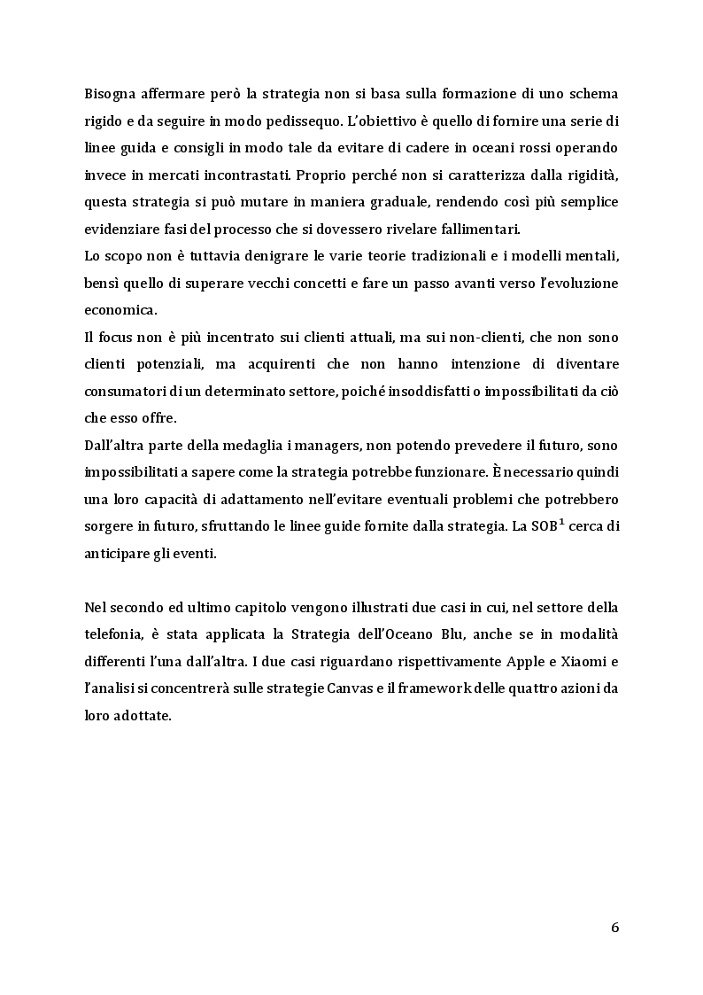 Anteprima della tesi: L'oceano blu della telefonia: casi Apple e Xiaomi, Pagina 4