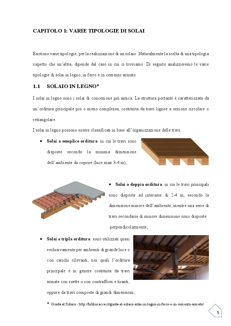 Anteprima della tesi: Progetto si un solaio Latero-Cementizio, Pagina 4