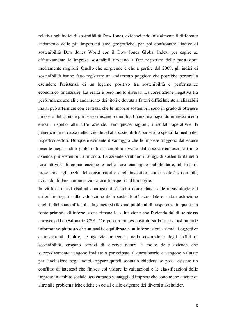 Anteprima della tesi: Corporate Social Responsibility e teoria economica, Pagina 9