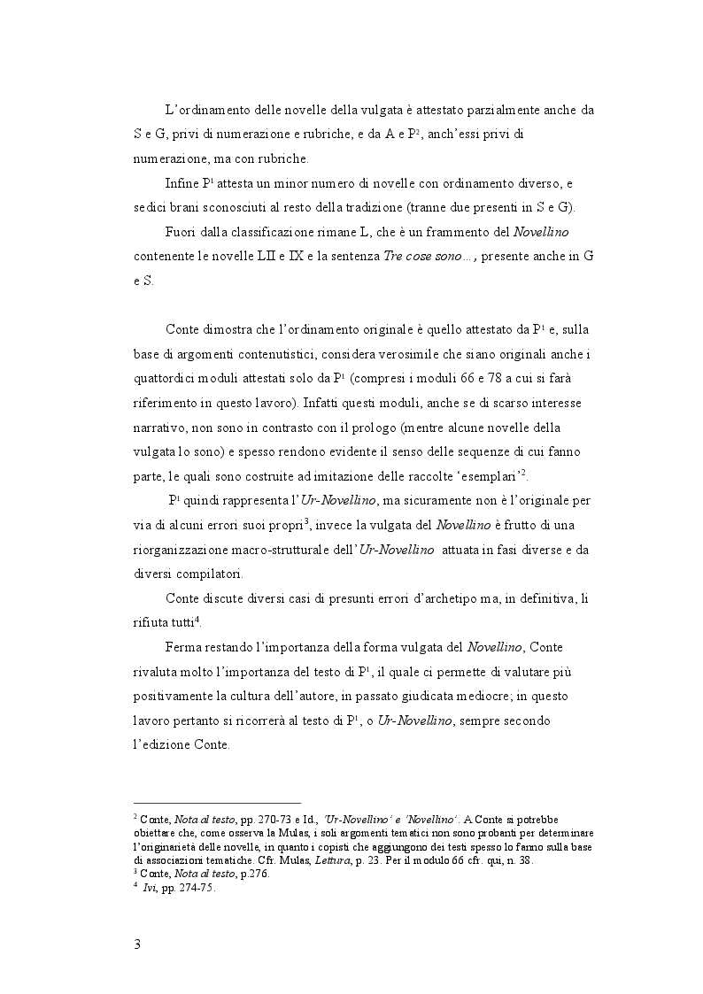 Anteprima della tesi: Un presunto errore d'archetipo nel testo del Novellino, Pagina 3