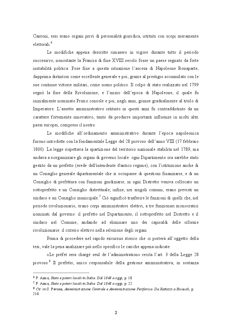 Estratto dalla tesi: L'unificazione amministrativa del Regno d'Italia: tra autonomie locali e centralismo