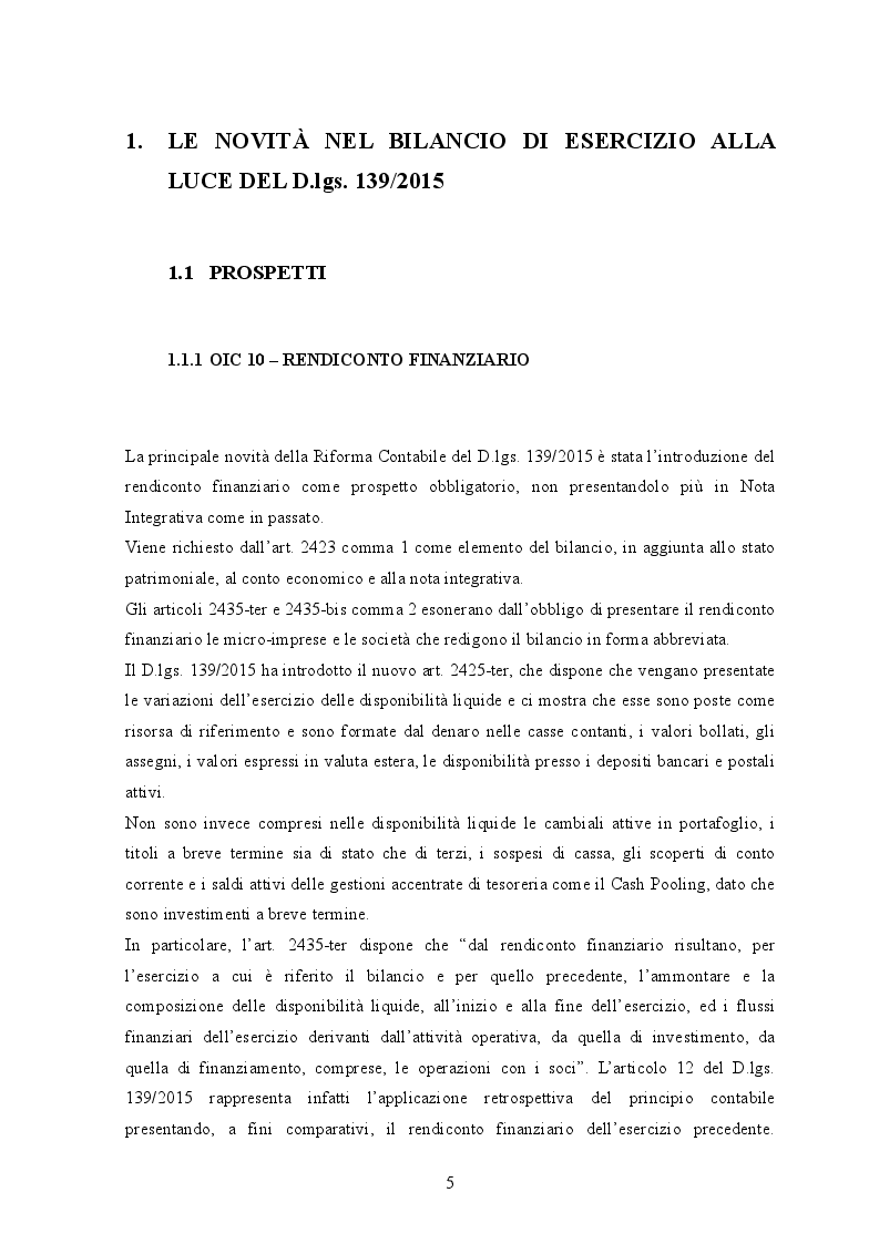Anteprima della tesi: D.lgs. 139/2015 Il nuovo bilancio d'esercizio: Il caso Salumificio Fratelli Beretta S.p.a., Pagina 3
