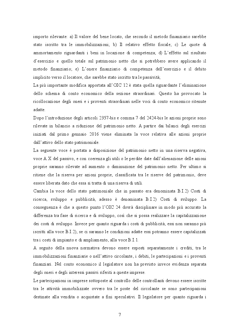 Anteprima della tesi: D.lgs. 139/2015 Il nuovo bilancio d'esercizio: Il caso Salumificio Fratelli Beretta S.p.a., Pagina 5