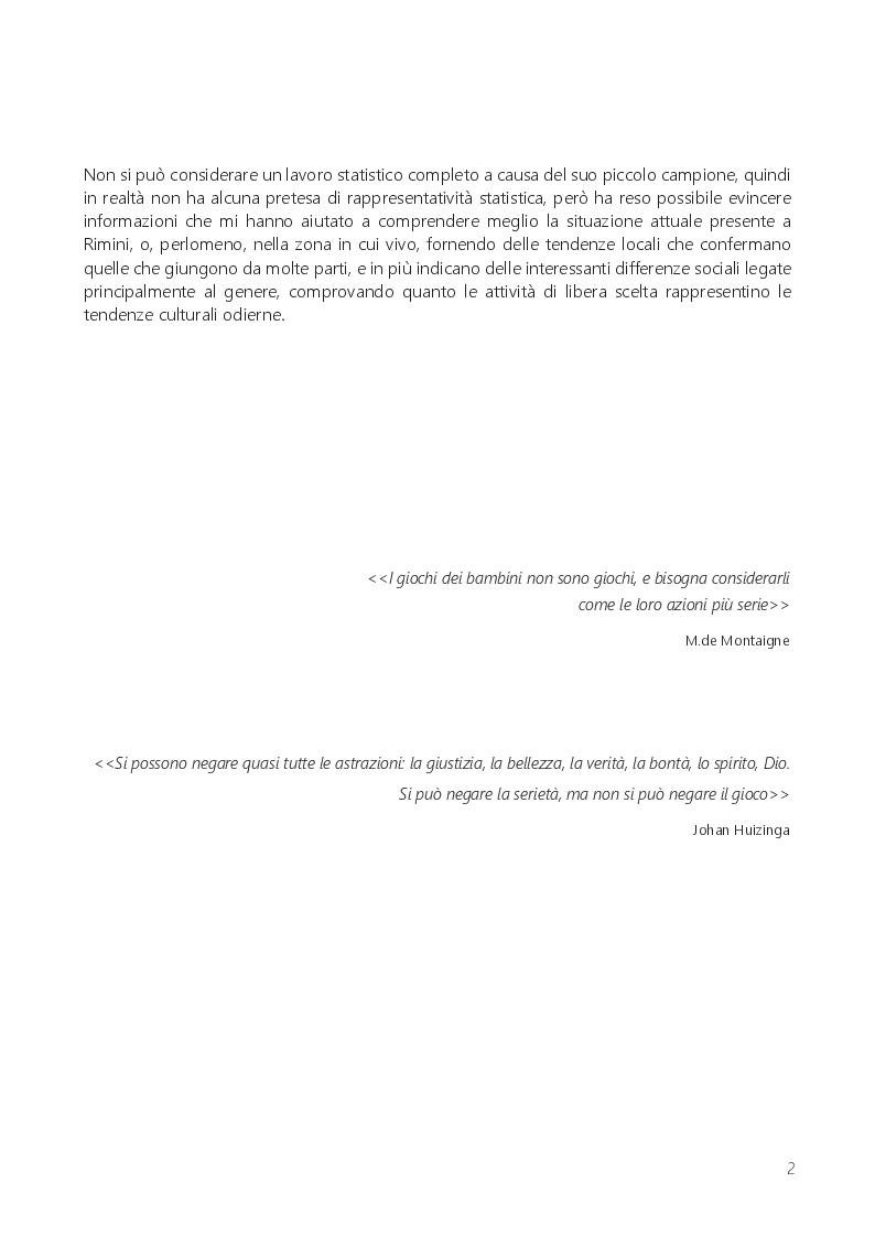 Anteprima della tesi: Il gioco libero dei bambini: tempo perso o educazione all'aperto?, Pagina 3