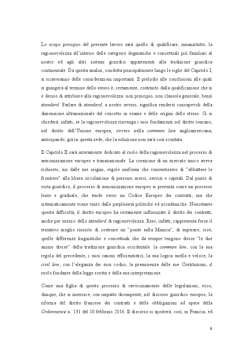 Anteprima della tesi: Lo standard di ragionevolezza, Pagina 3