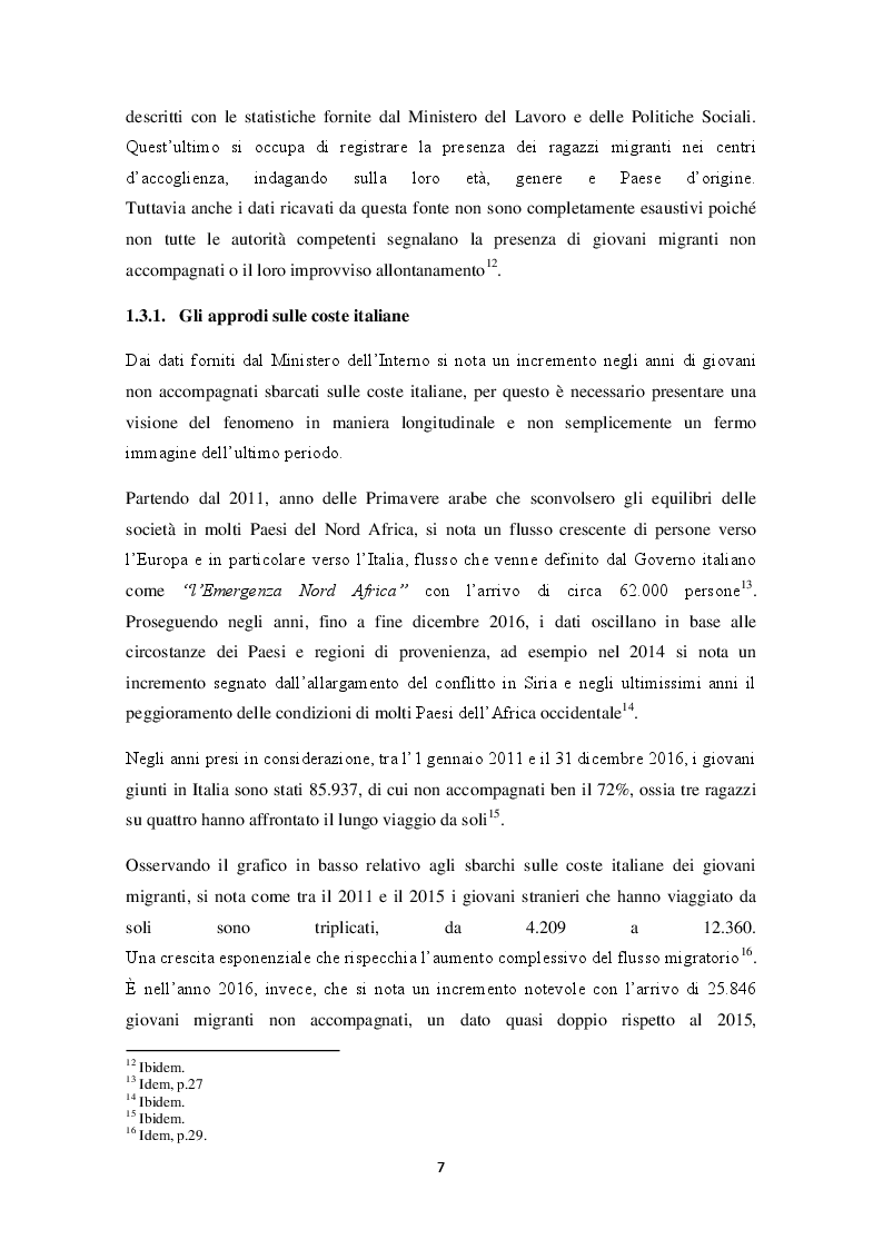 Estratto dalla tesi: In viaggio tra realtà e rete internet. Verso un'educazione responsabile dell'utilizzo di Internet ai “minori stranieri non accompagnati”