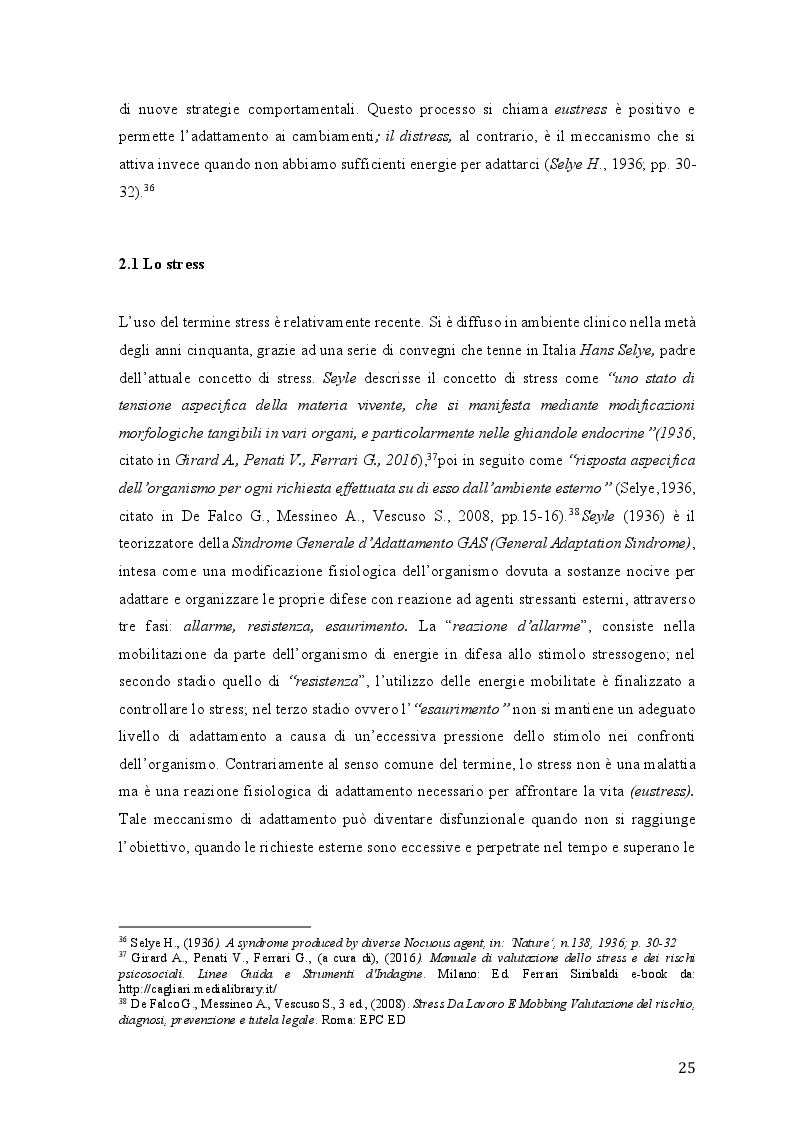 Anteprima della tesi: Lo stress lavoro correlato e rischi psicosociali emergenti, Pagina 3