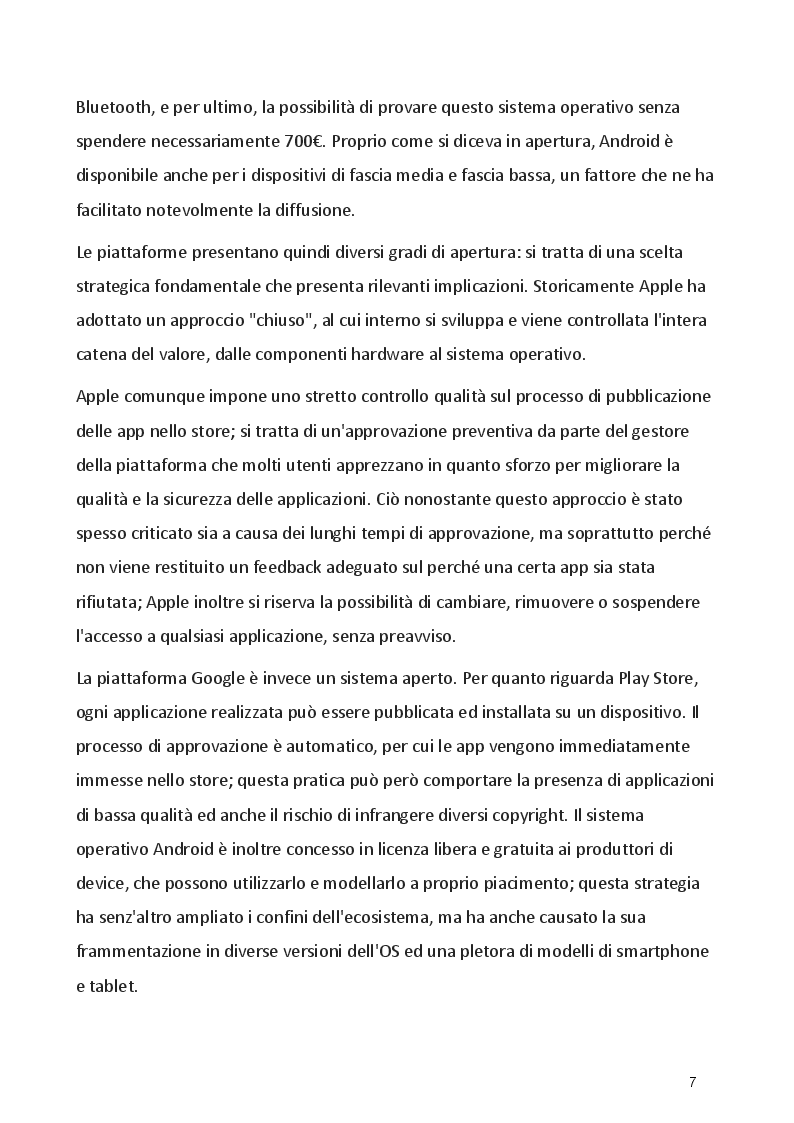 Anteprima della tesi: Strategie dei concorrenti ed evoluzioni del mercato Smartphone, Pagina 5