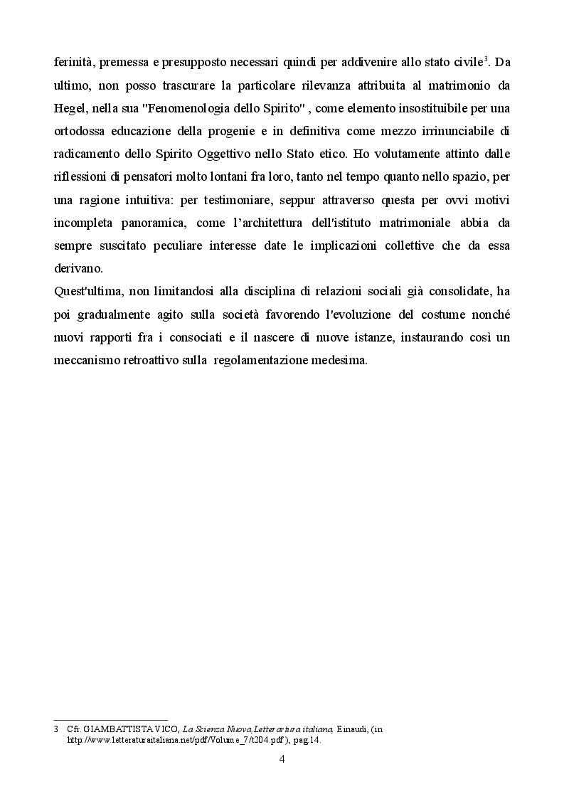 Anteprima della tesi: Profilo storico del matrimonio concordatario: dai Patti Lateranensi agli Accordi di Villa Madama, Pagina 4