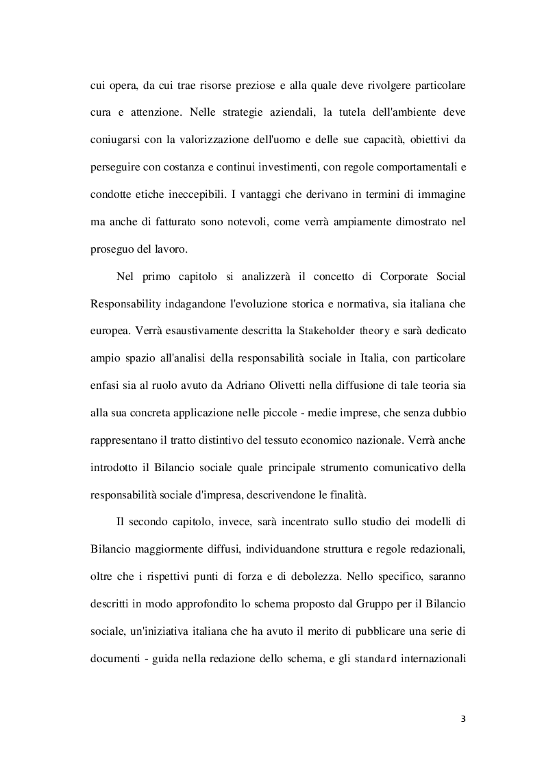Anteprima della tesi: La Corporate social responsability e il ruolo del bilancio sociale, Pagina 3