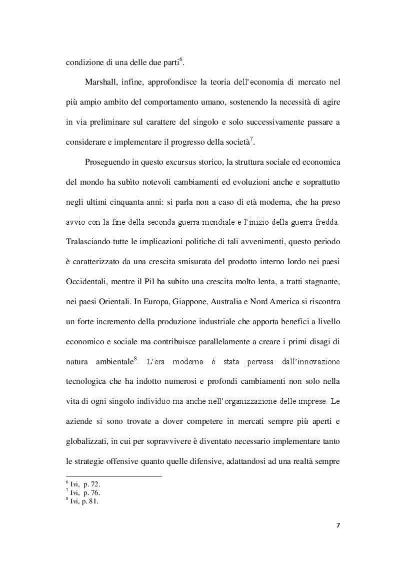 Anteprima della tesi: La Corporate social responsability e il ruolo del bilancio sociale, Pagina 7