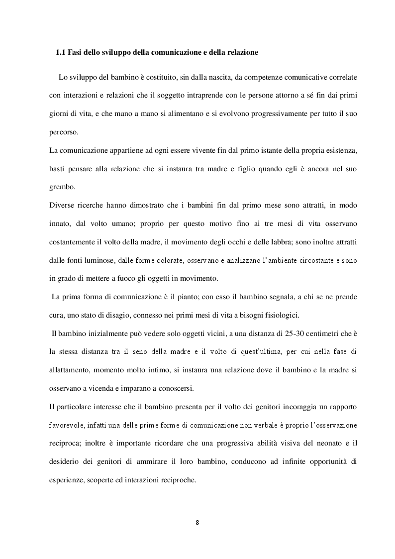 Anteprima della tesi: Autismo: difficoltà socio-comunicative e metodi di riabilitazione, Pagina 5