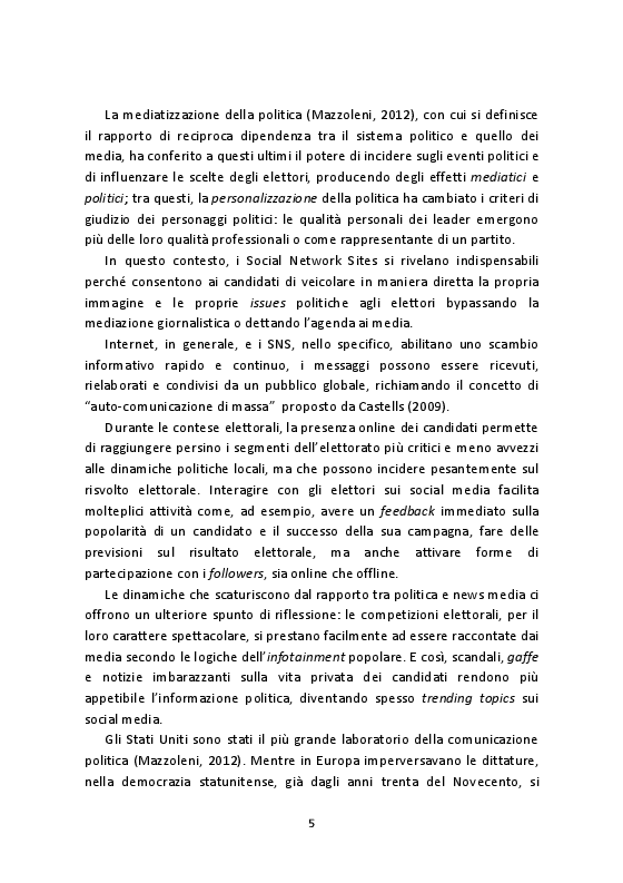 Anteprima della tesi: La campagna per le Presidenziali USA 2016: analisi dei profili Facebook e Twitter di Clinton e Trump, Pagina 3