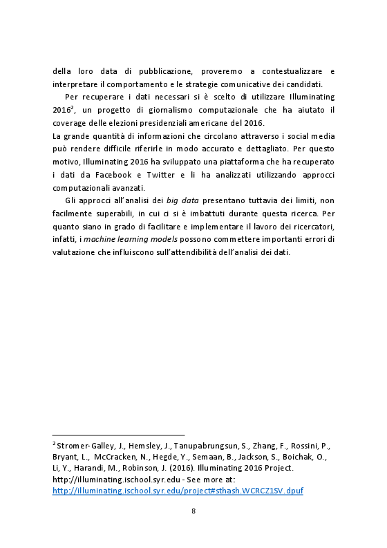 Anteprima della tesi: La campagna per le Presidenziali USA 2016: analisi dei profili Facebook e Twitter di Clinton e Trump, Pagina 6