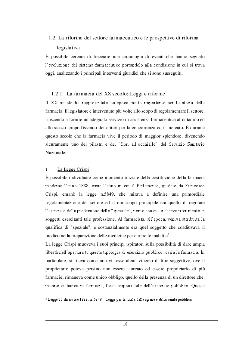 Anteprima della tesi: La Legge 124/2017: le risposte strategico organizzative dei titolari di farmacia ed il nuovo business model. Il caso Alphega Pharmacy, Pagina 8