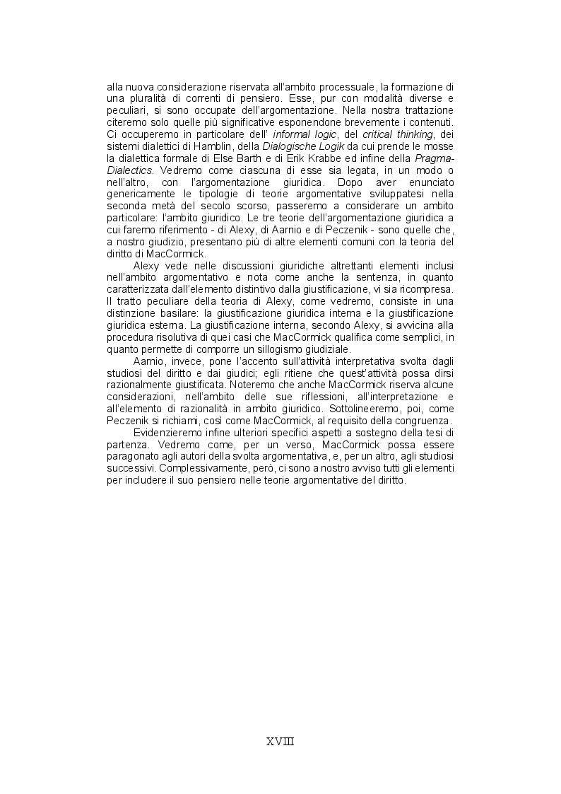 Anteprima della tesi: La teoria del ragionamento giuridico di Neil MacCormick, un approccio post-positivista all'argomentazione, Pagina 10
