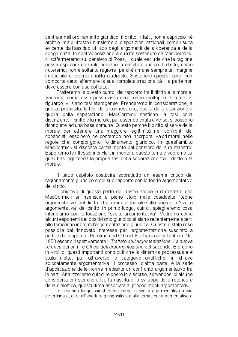 Anteprima della tesi: La teoria del ragionamento giuridico di Neil MacCormick, un approccio post-positivista all'argomentazione, Pagina 9