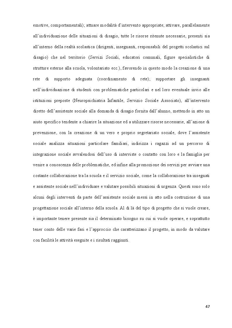 Anteprima della tesi: La povertà educativa e le azioni di contrasto. Il contributo della progettazione sociale nell'abito scolastico, Pagina 8