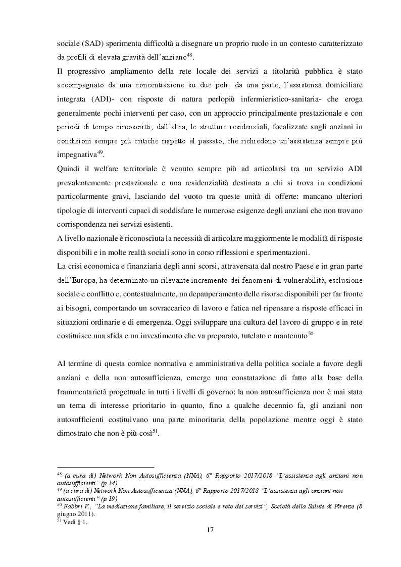 Anteprima della tesi: Esperienze di Mediazione Familiare Intergenerazionale nel comune di Firenze. Il ruolo dell'assistente sociale., Pagina 5