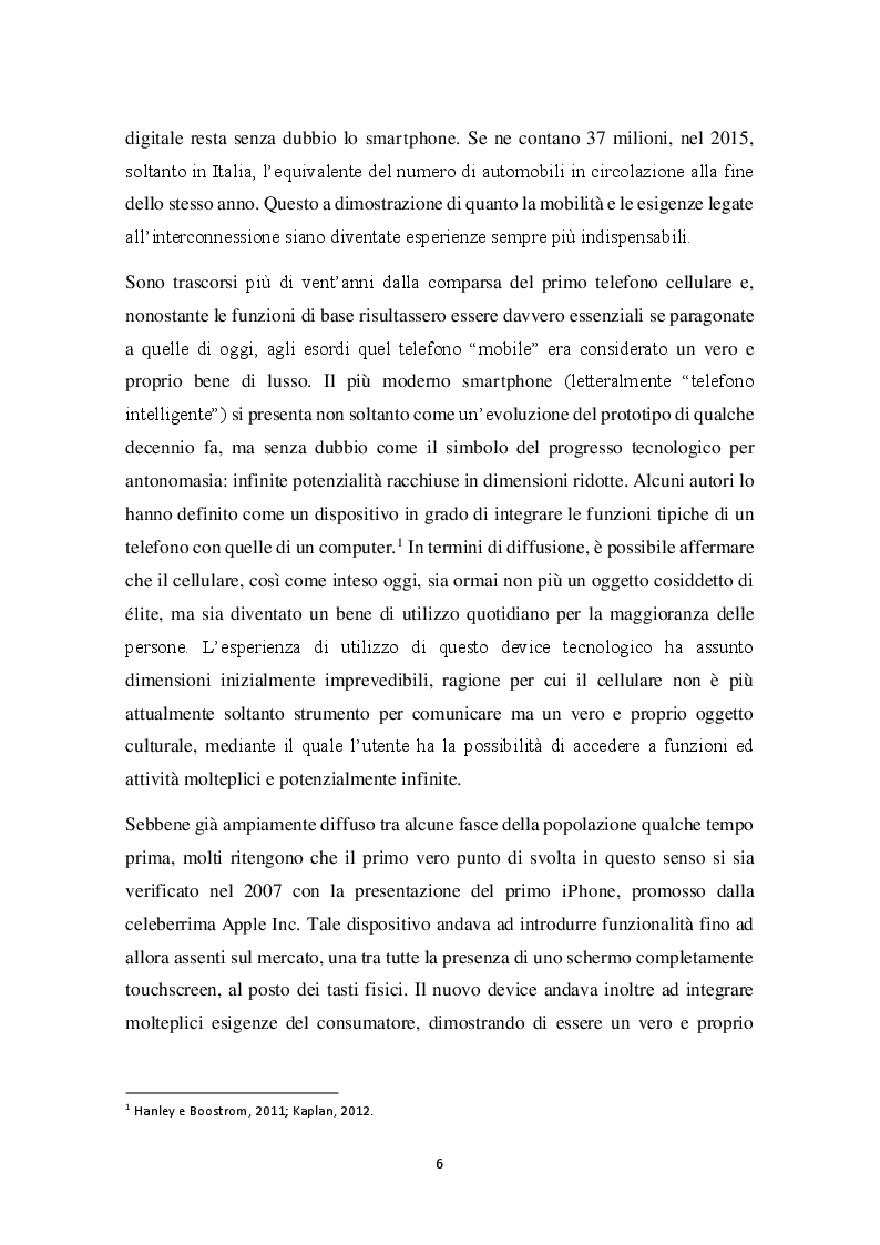 Anteprima della tesi: Comportamento di acquisto e di consumo nel mondo dello smartphone: un'analisi statistica, Pagina 5