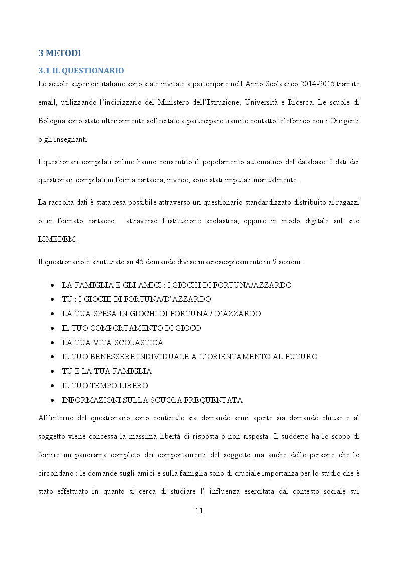 Anteprima della tesi: Indicatori sociali e sanitari implicati nello sviluppo di ludopatia negli adolescenti, Pagina 4
