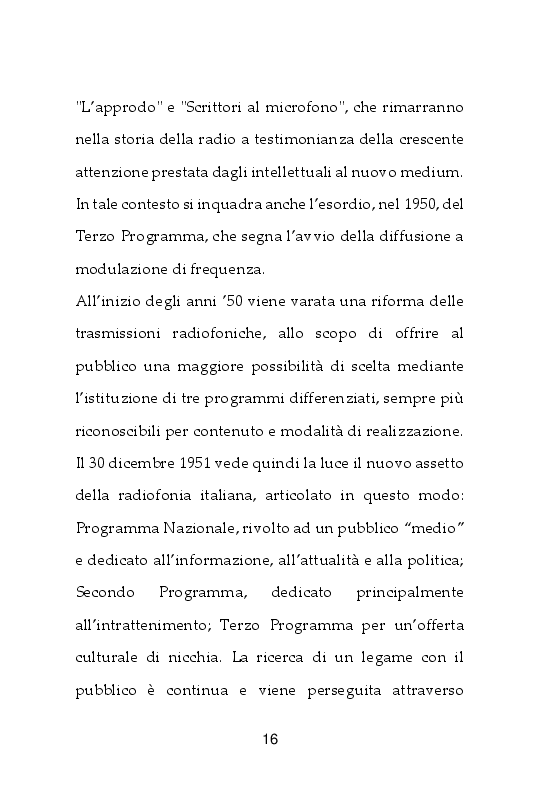 Anteprima della tesi: I giornali della TV. Dal Radiocorriere a Tv Sorrisi e Canzoni, Pagina 10