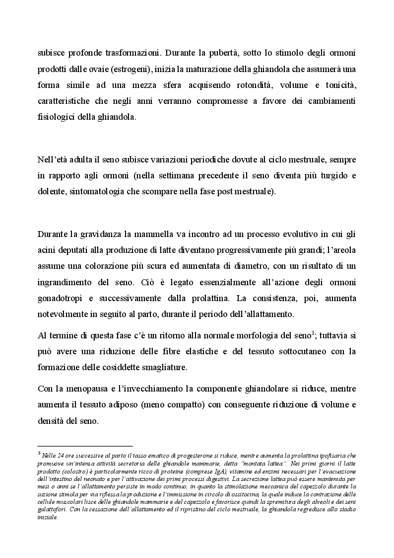 Estratto dalla tesi: Management infermieristico nella donna con ricostruzione mammaria: dalla diagnosi alla riabilitazione
