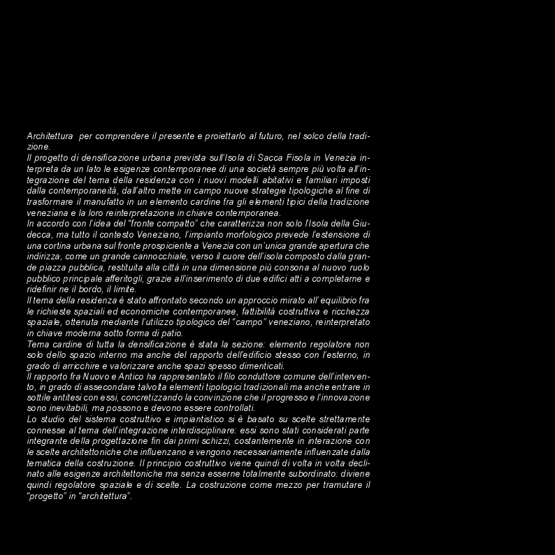 Estratto dalla tesi: Identità, futuro, tradizione: Sacca Fisola 2.0