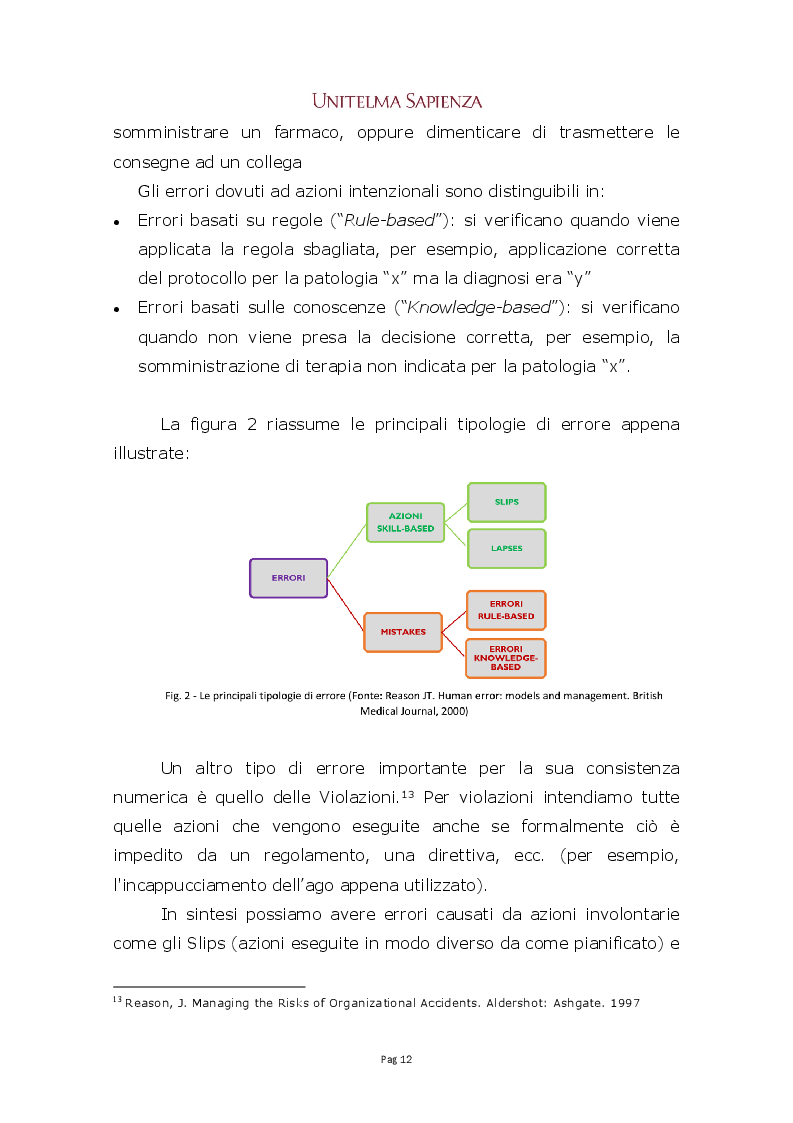 Anteprima della tesi: Implementazione di un sistema integrato di gestione del rischio clinico nelle aziende sanitarie, Pagina 6