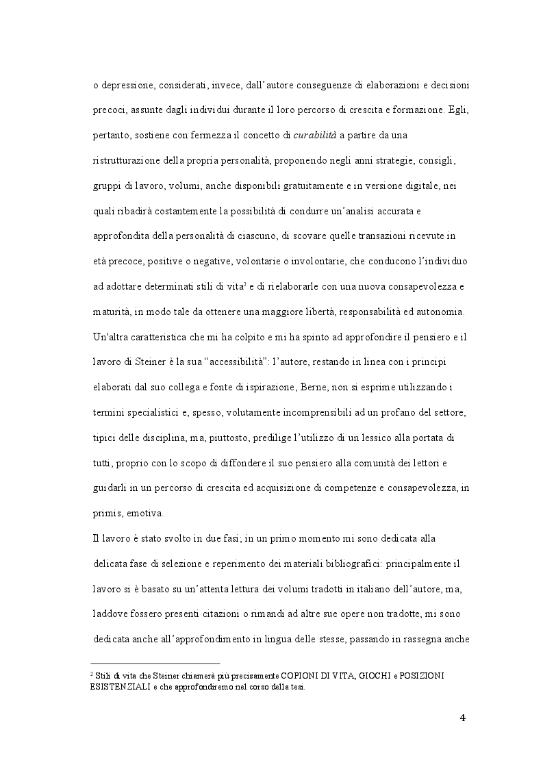 Anteprima della tesi: Claude M. Steiner: viaggio alla scoperta della personalità, Pagina 3