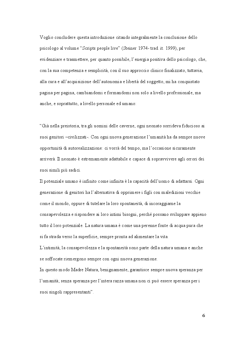 Anteprima della tesi: Claude M. Steiner: viaggio alla scoperta della personalità, Pagina 5