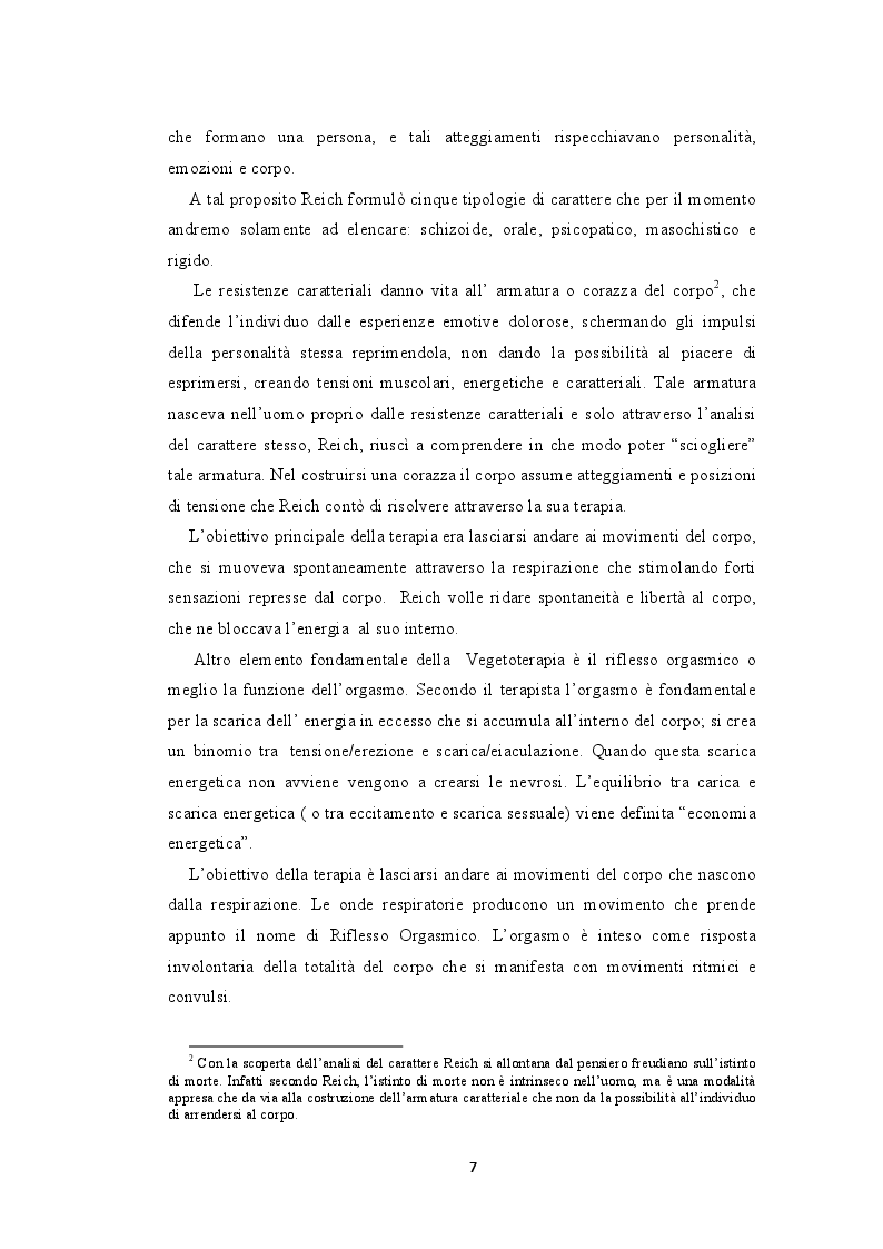 Anteprima della tesi: La bioenergetica e il teatro. L'importanza del corpo nella relazione d'aiuto, Pagina 6