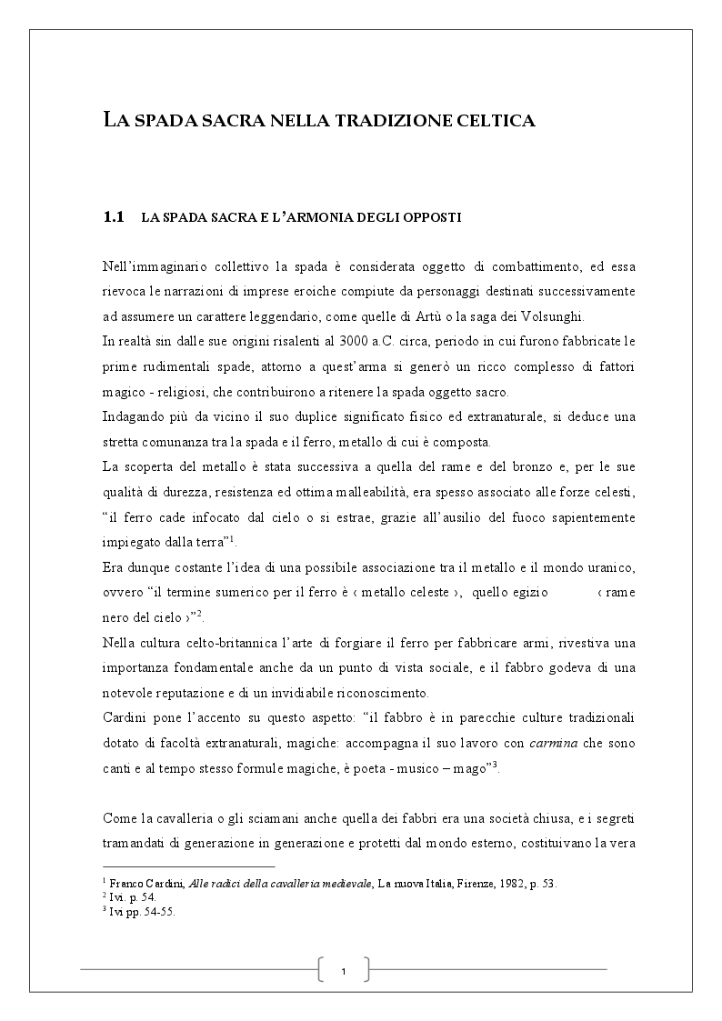 Anteprima della tesi: La spada magica, Pagina 4