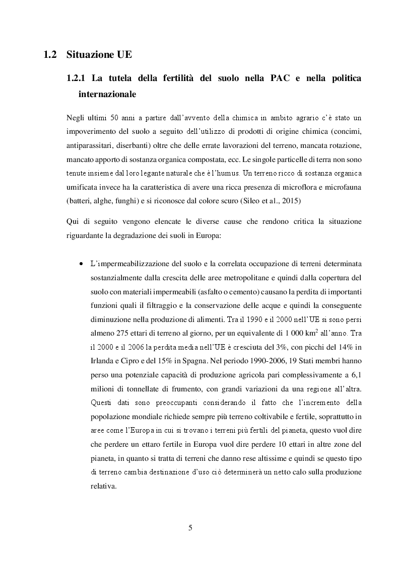 Anteprima della tesi: Valore agronomico ed effetti ambientali del compost da digestato, Pagina 6