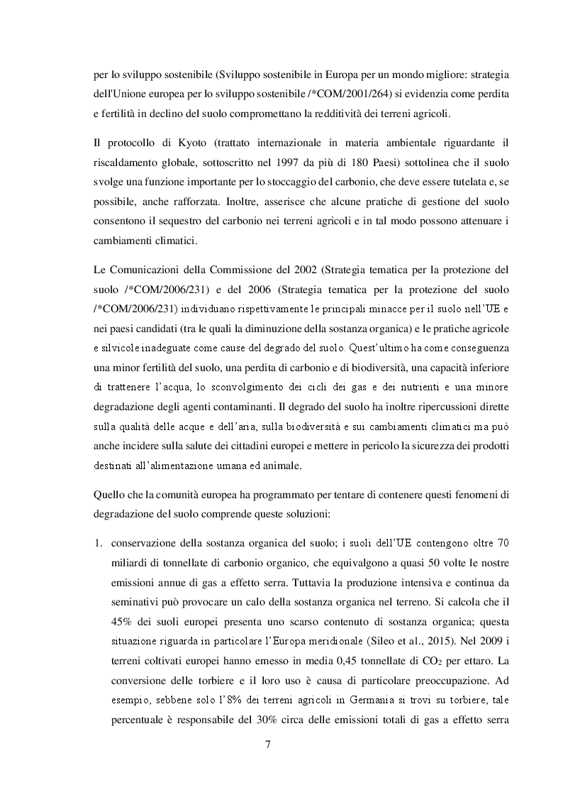 Anteprima della tesi: Valore agronomico ed effetti ambientali del compost da digestato, Pagina 8
