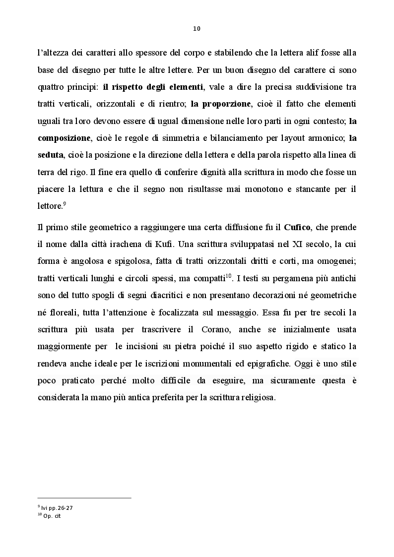 Anteprima della tesi: Calligrafia estremo-orientale e calligrafia occidentale, Pagina 3