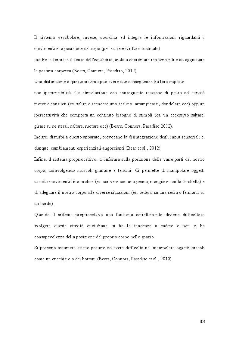 Anteprima della tesi: Percorsi di integrazione sensoriale nel trattamento delle psicosi, Pagina 4